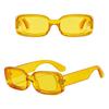 Men Women Clear Blue UV400 Eyewear Shades Sun Glasses Small Rectangle Sunglasses