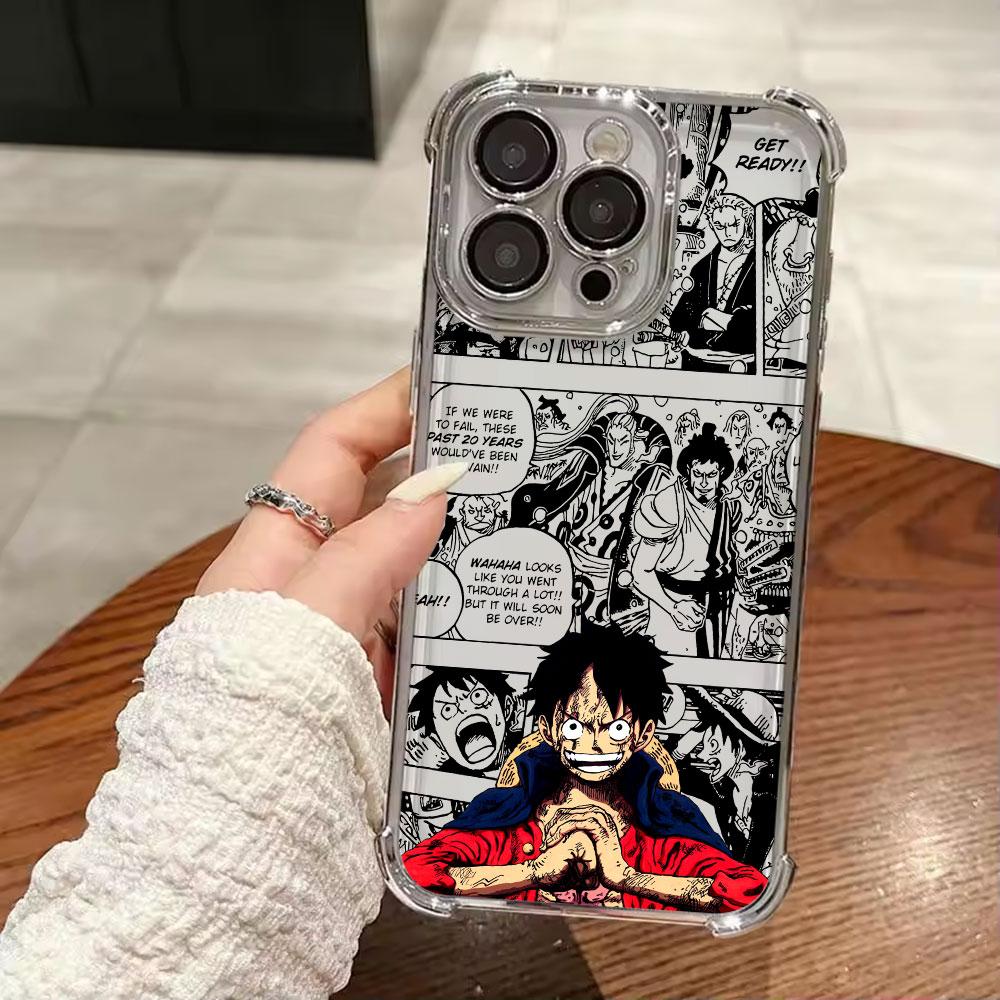 Аниме O-One Pieces Шанкс Мягкий Чехол Для iPhone 17 Pro 16 15 14 13 12 11 Pro Max Чехол 17 Plus 17E 16E 17Air Силиконовый Чехол для Телефона