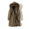 New Fur Integrated Cotton Jacket for Women Mid-length Thickened Winter Outdoor Park Overcoat Coat