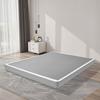 Box Spring, Queen Size Bed Frame with Washable Fabric Cloth, Heavy Duty Metal Frame for Queen Bed, 102 mm Mattress Foundation, 1587.57 kg Max Weight