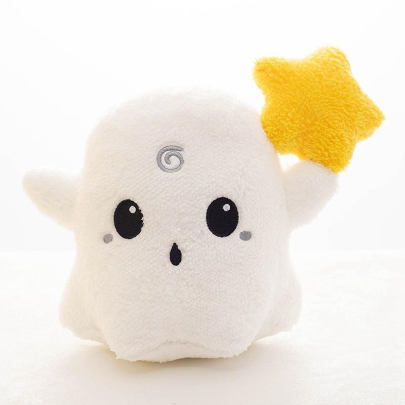 Плюшевая красочная игрушка-привидение, мультяшная мягкая кукла, украшение для спальни, детский подарок 20 см