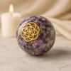Orgonite Dome Amethyst Crystal
