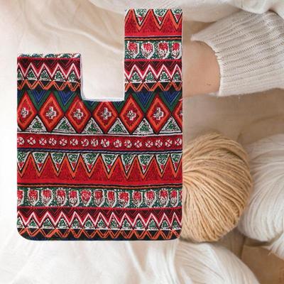 Вязание большая сумка на запястье милый вязаный крючком женский подарок портативный органайзер для пряжи