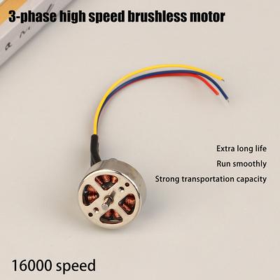 1S-2S 3.7V 7.4V 15000Kv Крошечный 14мм 3-фазный бесщеточный двигатель Высокоскоростной двигатель Вал 1.5мм Для RC Дрона Вентилятор Радиатор Мотор