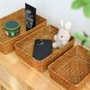 Creative Storage Basket Large Capacity Desktop Clutter Box Seaweed Woven Basket  Food