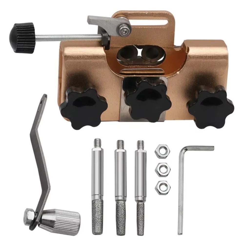 Ручной набор для заточки цепи Портативный электрический инструмент для заточки цепной пилы Инструменты для ремонта электрических пил