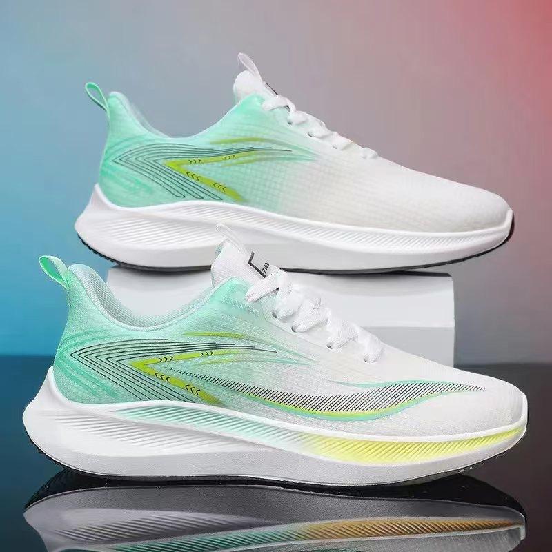 Кроссовки для бега Eva New Mesh Дышащие спортивные универсальные подростковые модные трендовые повседневные мужские туфли, подходящие по цвету