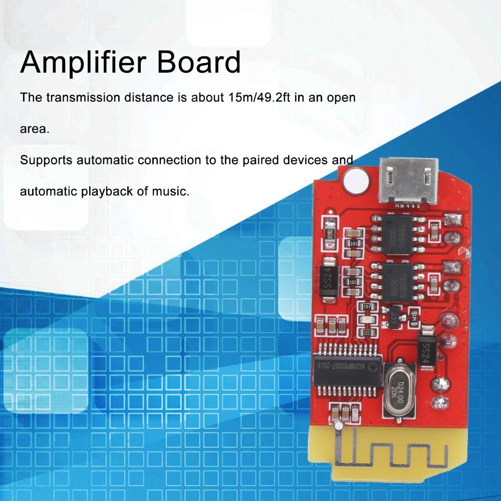 5W+5W Amplifier Module CT14 AMP Board USB Charging Bluetooth Amplifier Module  Audio Amplification