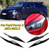 2 шт., фары из АБС-пластика для бровей, век, налобные фонари для Focus 2 MK2 2,5, карбоновая внешняя крышка, аксессуары для стайлинга автомобилей