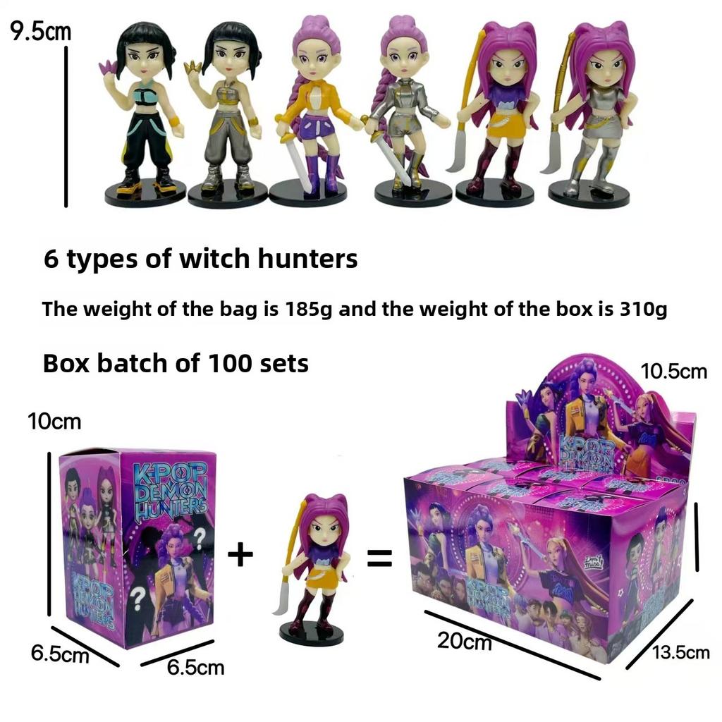 Серия Фигурок Охотника на Ведьм Слепой Пакет Разборка Музыкальная Кукла Модель Куклы Настольное Украшение Брелок
