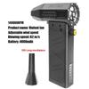1PC Turbojet Fan Brushless Motor Handheld Duct Fan 52M/S Portable C-type Charging with Power Display Vent