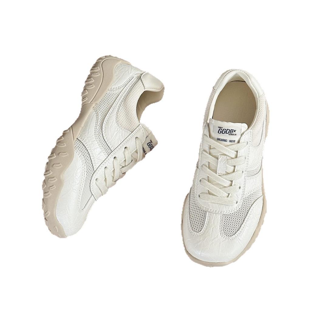 Кожаная сетка дышащие немецкие тренировочные туфли женские 2025 лето новые универсальные на мягкой подошве туфли Форреста Гампа спортивные и для отдыха доска