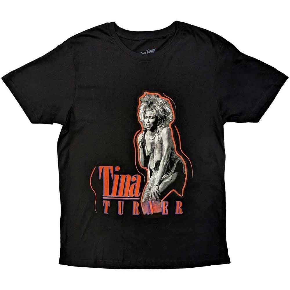 Tina Turner T Shirt Neon Logo new Official Unisex Black