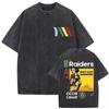Game Player Arc Raiders Vintage Washed T Shirt Mens Gothic Fashion  Cotton Tee Yk harajuku High Quality Short Sleeved top