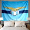 Lazio Football Crest Printed Tapestry, Fabric Tapestry Wall Hanging Decoration for Bedroom, Living Room, Dorm Room Home Party Fan Gifts