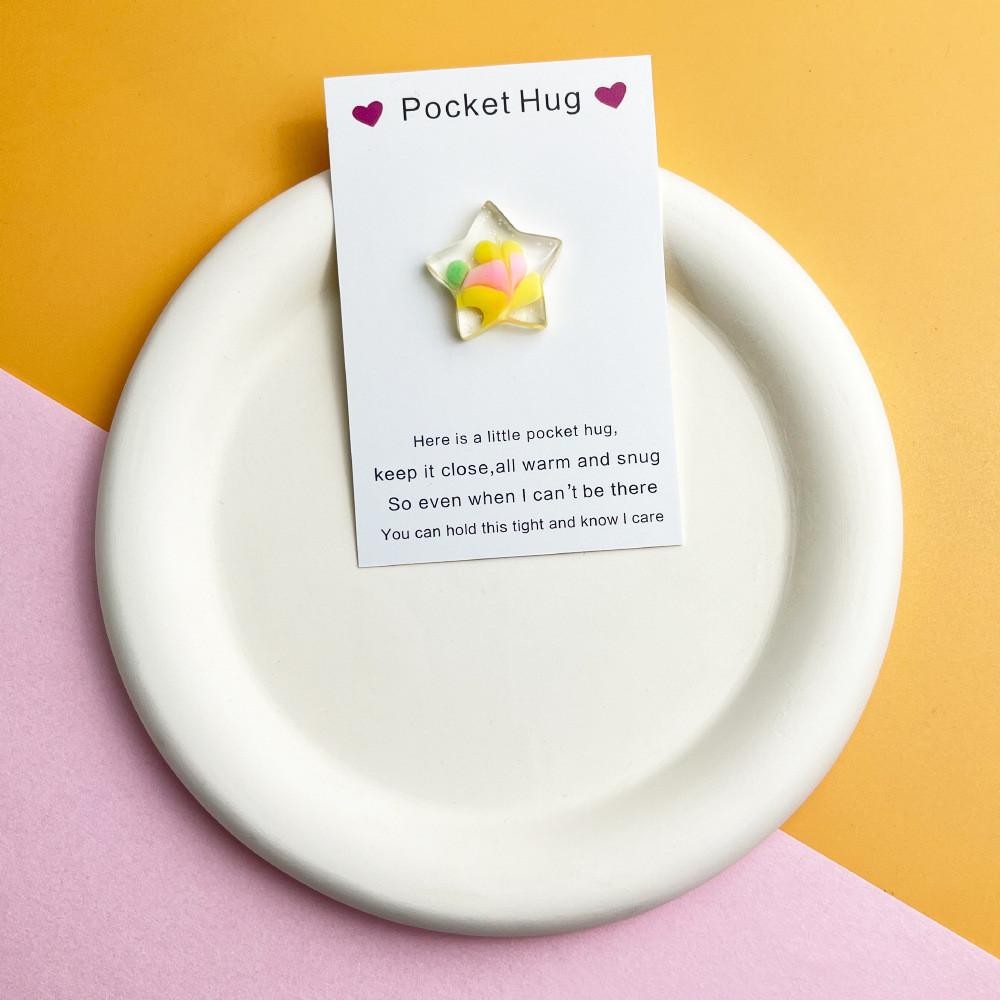 Pocket Hug Star Shaped Keepsake,love Gift, For Girlfriend, Wife, Granddaughter, Daughter's Birthday Gift, For Sisters, Inspirational Gift