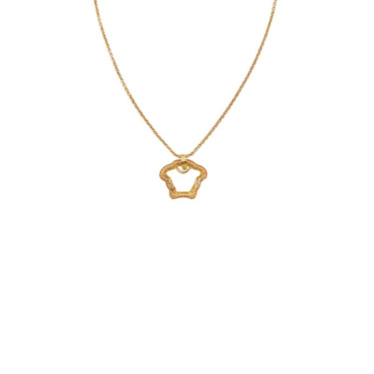 Versace Ожерелье с логотипом La Medusa Женское ожерелье Золото 10040571A006214J310