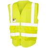 SAFE-GUARD by Result Unisex Adult Executive Mesh Safety Hi-Vis Vest