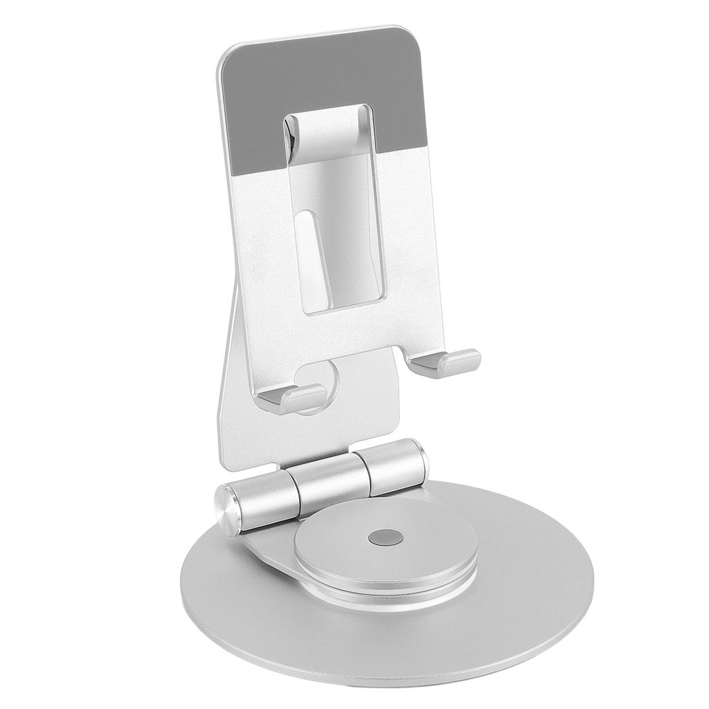 Desk Phone Stand Adjustable Angle Height Prevent Slip Metal Universal Fit Portable Cell Phone Desk H