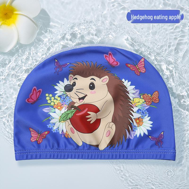 Children's Cartoon Ear-Protective Swim Cap - Cute, Comfy, and Secure for Boys and Girls