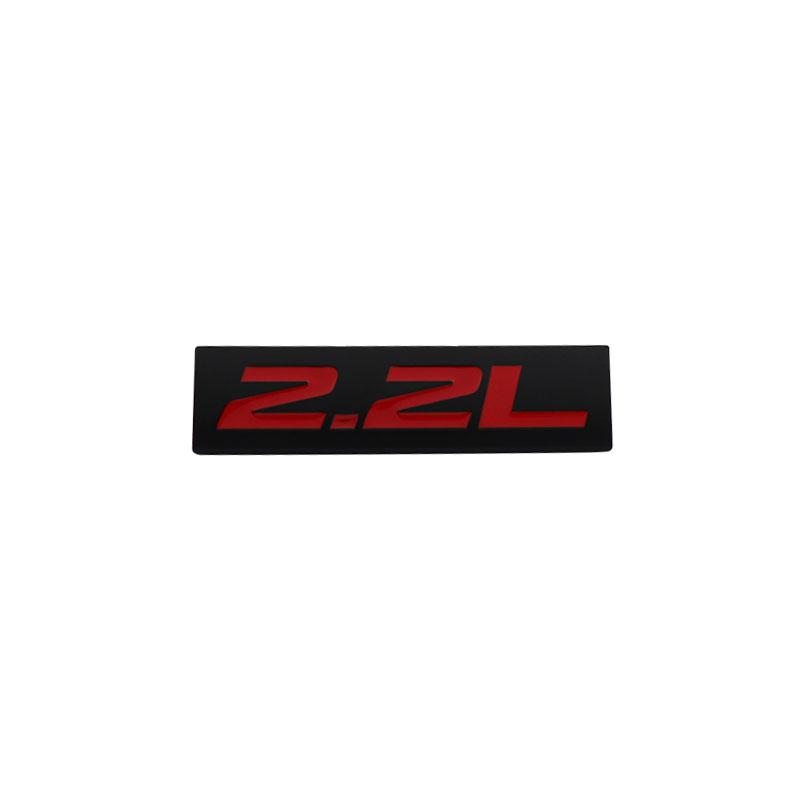 Premium 2.2L 2.2 L for Universal car Engine Hood Fender trunk Tail Rear Bonnet Nameplate Decal Emblem Badge Sticker