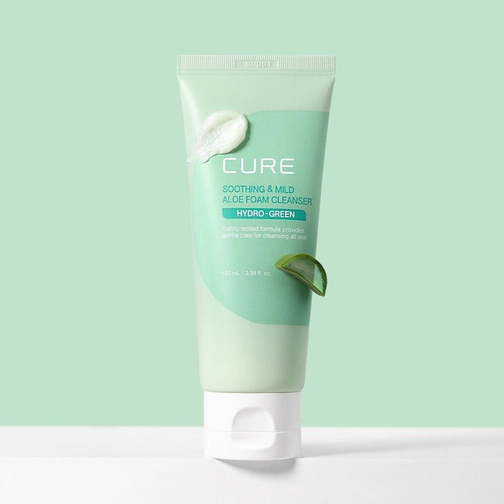 Kim Jeong Moon Aloe Cure Soothing & Mild Aloe Foam Cleanser 100ml x 2
