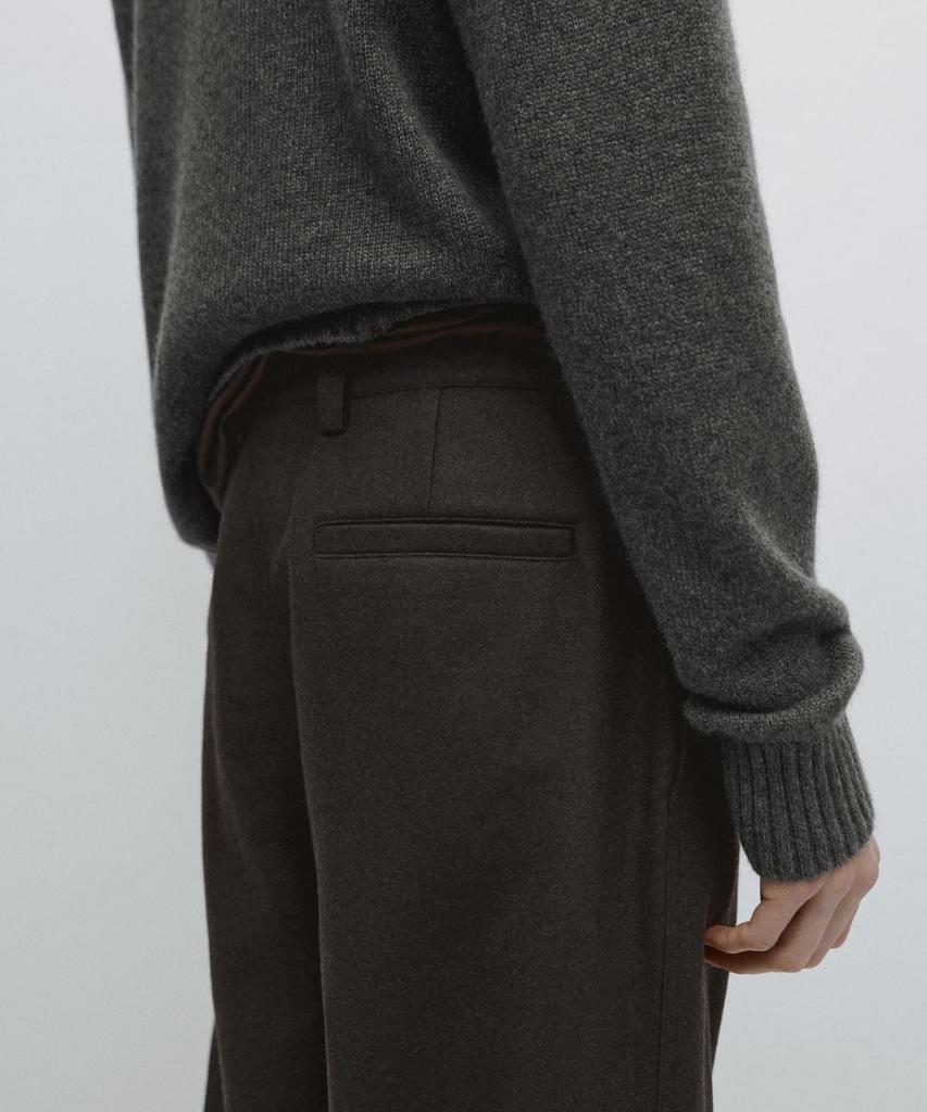 Шерстяные брюки Masimodutti Total Look