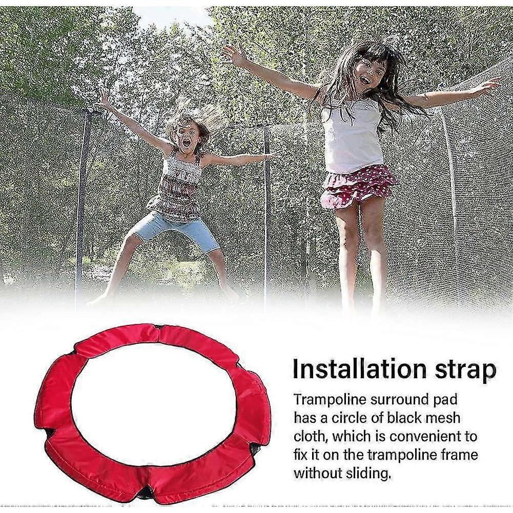 Trampoline Surround Pad, 55inch Oxford Cloth Replacement Trampoline Surround Pad Tear-resistant Edge Cover Non Slip Spring Protection Pad - DD