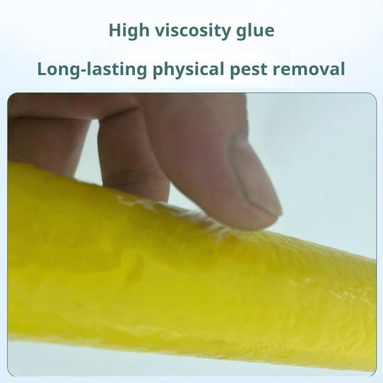 Fly Stick Trap for Mosquitoes Gnats Wasps Long-lasting Protection Indoor Outdoor Use Adhesive Fly Catcher Eco-Friendly Fruit Fly Trap