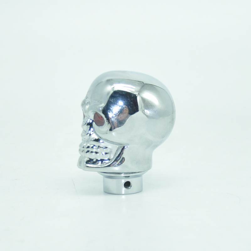 Universal Skull Gear Shift Knob for Manual Gear Skeleton head with Red and Blue LED Light Racing Level Shifter