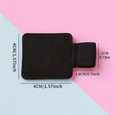 Изысканные кожаные аксессуары: самоклеящийся держатель для ручки, добавляющий нотку личного очарования вашей записной книжке, планшету и ручке.