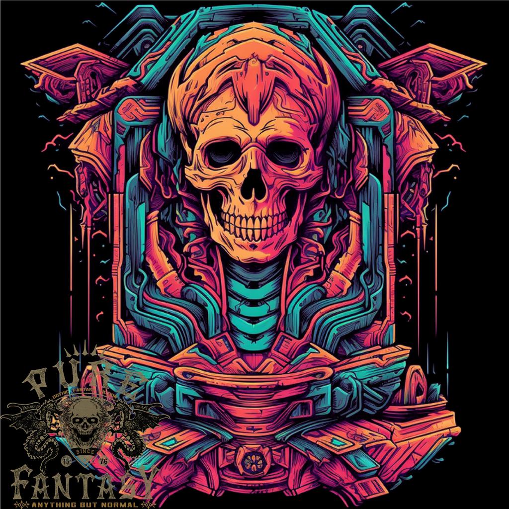 T-shirt En Coton Léger Skull Resurrection Pour Hommes