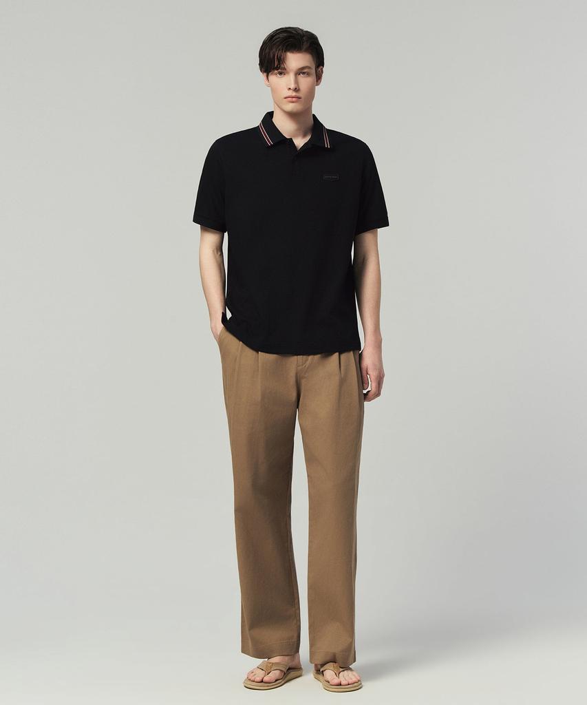 DUVETICA Norcha (Black) (Men'S Short-Sleeve Polo Shirt)