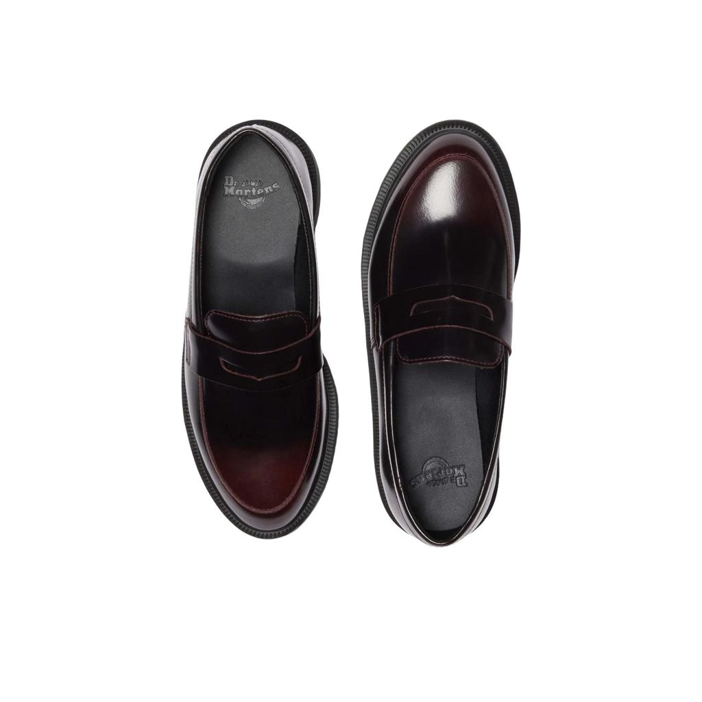 Dr. Martens Temara Leather Vintage Slip-On Loafers Women Loafers Cherry-Red 41360600