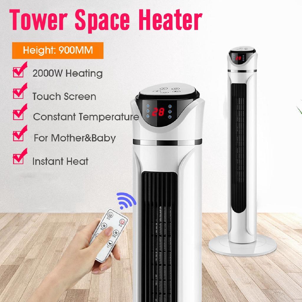 Household Electric Heater Tower Vertical Hot Air Heating Fans Space Heater House Heated Fan Energy Saving Baby Bath Foot Warmer