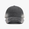 Washed Soft Top Baseball Cap Tie Dye Distressed Hip Hop Dad Hat Unisex Big Head Outdoor Casual Adjustable