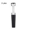 Vacuum Wine Stopper Reusable Stoppers with Built-in Vacuum Pump Leakproof Wine Bottle Sealer Silicone Caps,Wine Saver 5