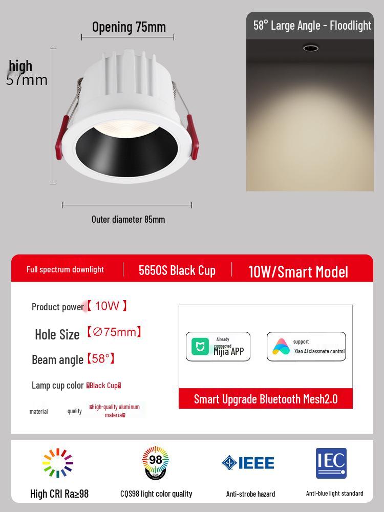 Recessed Downlights & Ceiling Spotlights for Living Room - Small Hill Wall Wash Lights