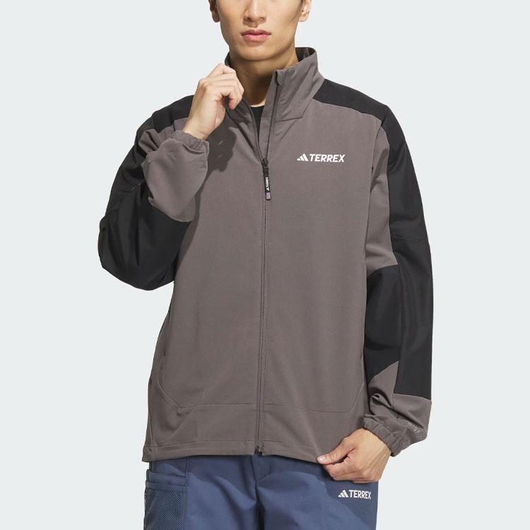 Adidas Wind.Rdy Softshell Non Hooded Retro Jackets & Coats Men's Charcoal Gray IP0734