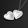 Carving Heart Shaped Family&Lovers Photo Frames Pendant Photo Picture Locket DIY Necklace Necklaces