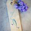 PET Hollow Out Drawing Painting Stencils for DIY Scrapbook Photo Album Fish 150x300mm 2pcs/set