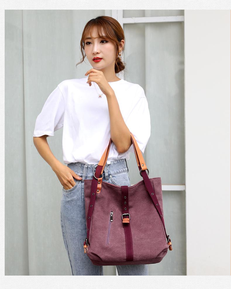 Универсальная женская сумка из парусины: Повседневные модели: через плечо, рюкзак, сумка-ведро и сумка через плечо.