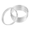 Hub Centric Ring Aluminum Alloy Car Hub Center Ring Wheel Replacement Boressor Spacer Silver Tone 4pcs 58.1mm-57.1mm