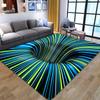 Cross Border Wis3D Visual Vortex Carpet Stereo Trap Illusion Bedroom Floor Mat Living Room Coffee Table Carpet