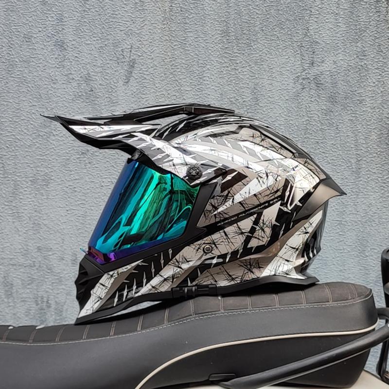 Новый внедорожный шлем LVS, профессиональный горный шлем для скоростного спуска, шлем Capacete ATV, полнолицевой шлем для квадроциклов Casco Cross