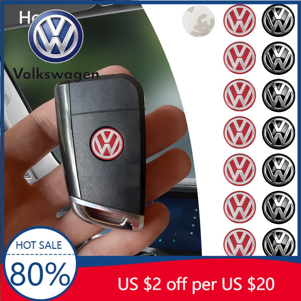 Для VW Volkswagen Jetta MK5 Golf 2/5/10 шт. 14 мм Автомобильный брелок-наклейка Эмблема Замена Для Volkswagen VW GTI Golf Passa