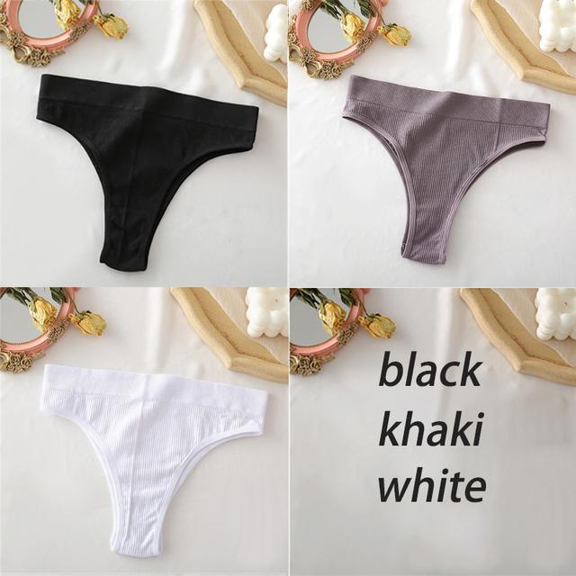 Women's Panties Seamless High Waisted Underwear Women Comfortable Panties Women Sexy Underpants For Women 3PCS/Set