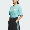adidas Футболка с коротким рукавом Originals V-Day унисекс, цвет мятно-зеленый JE3471