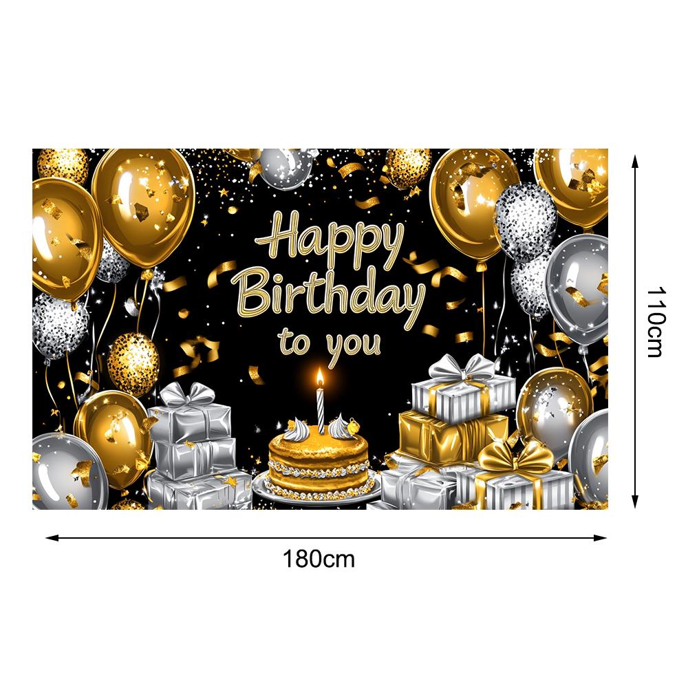 Черный Золотой Розовый Блеск Украшения на День Рождения Фон Декор Для Вечеринки Фон Баннер Товары Для Вечеринки На День Рождения Реквизит Для Фотостудии