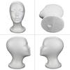 Foam Wig Head Tall Female Mannequin Hairpieces Display Holder Hats Sunglasses Headphone Headwear Stand Cosmetics Model Head Prop